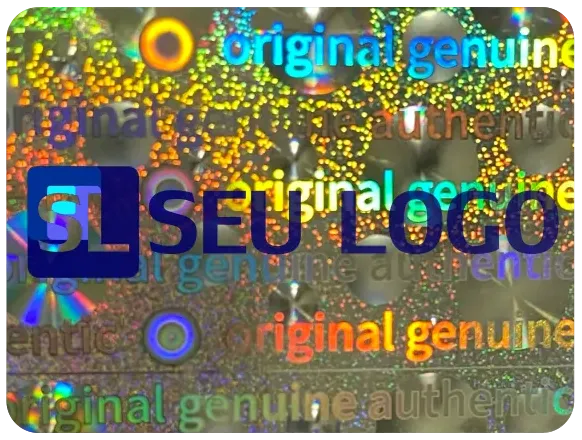 Selo Holográfico 25x50mm (200 uni)