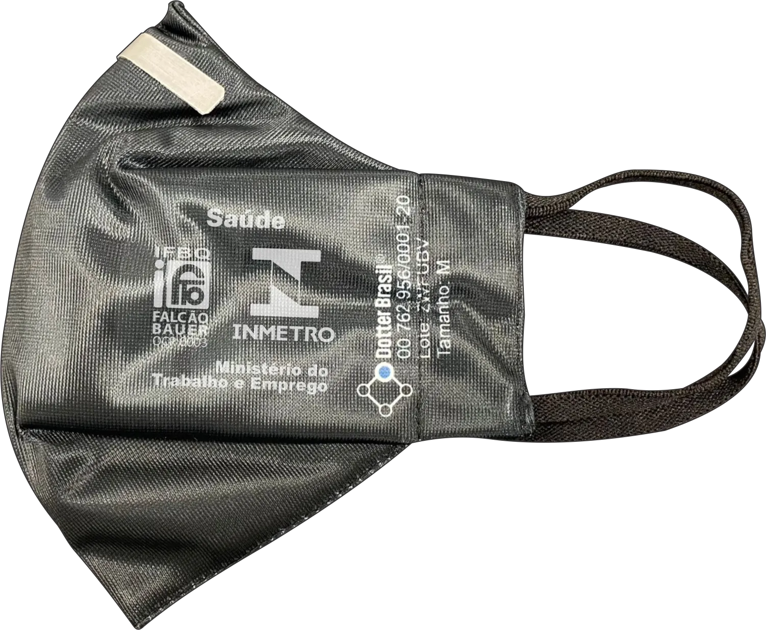 Máscara PFF2 N95 DTTR 3D PRO G Preta (2 uni)