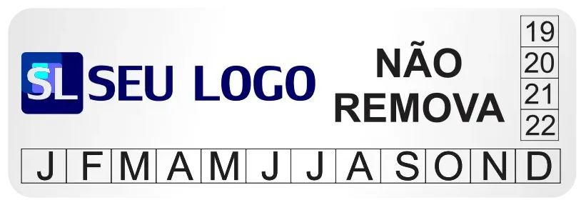 Etiqueta VOID Transparente 33x33mm (1000 uni)